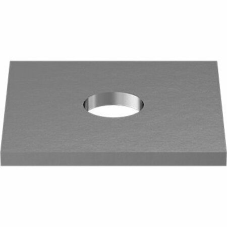 BSC PREFERRED 316 Stainless Steel Square Washer for 1/2 Screw Size 0.562 ID 92244A118